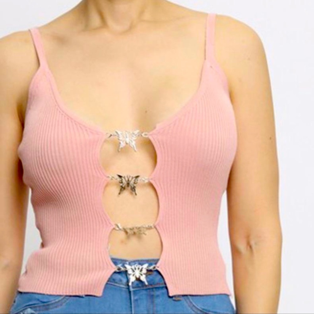 Women’s butterfly crop top